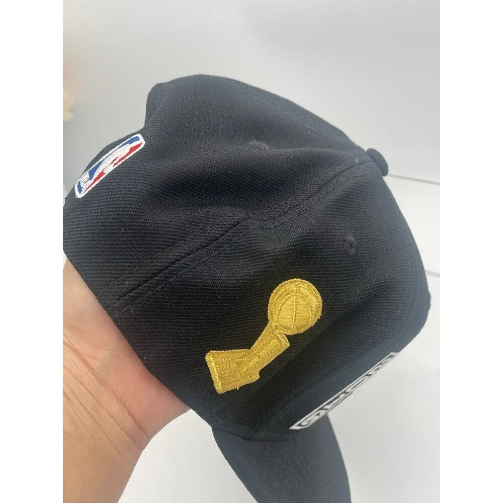 Cleveland Cavaliers Cavs Hat cap NWOT 2016 NBA CHAMPS Adidas Black Snapback H33 - Picture 3 of 9